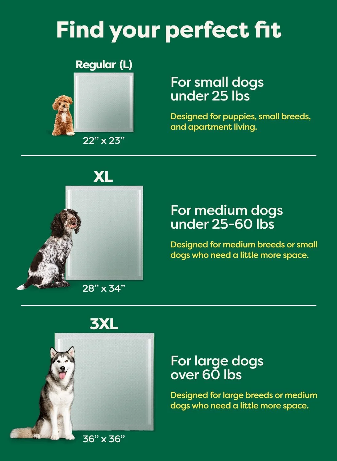 Size comparison chart