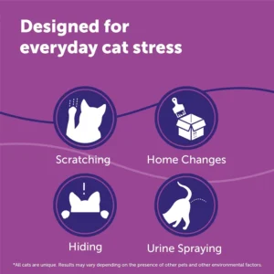 FELIWAY Classic Cat Calming Diffuser Refill (1 Pack, 30 Day) – Cat Pheromone Diffuser Refill Reduces Stress‑Related Behaviors Like Spraying, Scratching, Hiding view 3