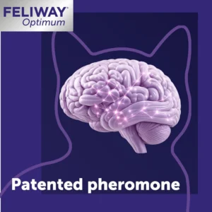 FELIWAY Optimum Cat Calming Diffuser Kit – Advanced Support to Help Reduce Urine Spraying, Scratching, Fighting and Hiding due to Stress – 30‑Day All in One Cat Pheromone Plug In Diffuser view 6