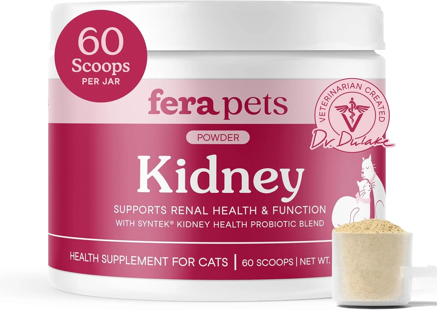 Fera Pets Kidney Support Powder for Cats