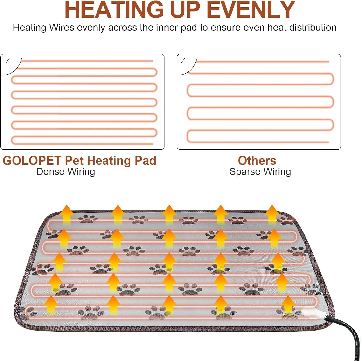 GOLOPET branded packaging and included warranty card