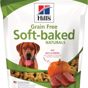 Hill's Grain Free Soft-Baked Naturals Dog Treats, Duck & Pumpkin, 8 oz. Bag view 1