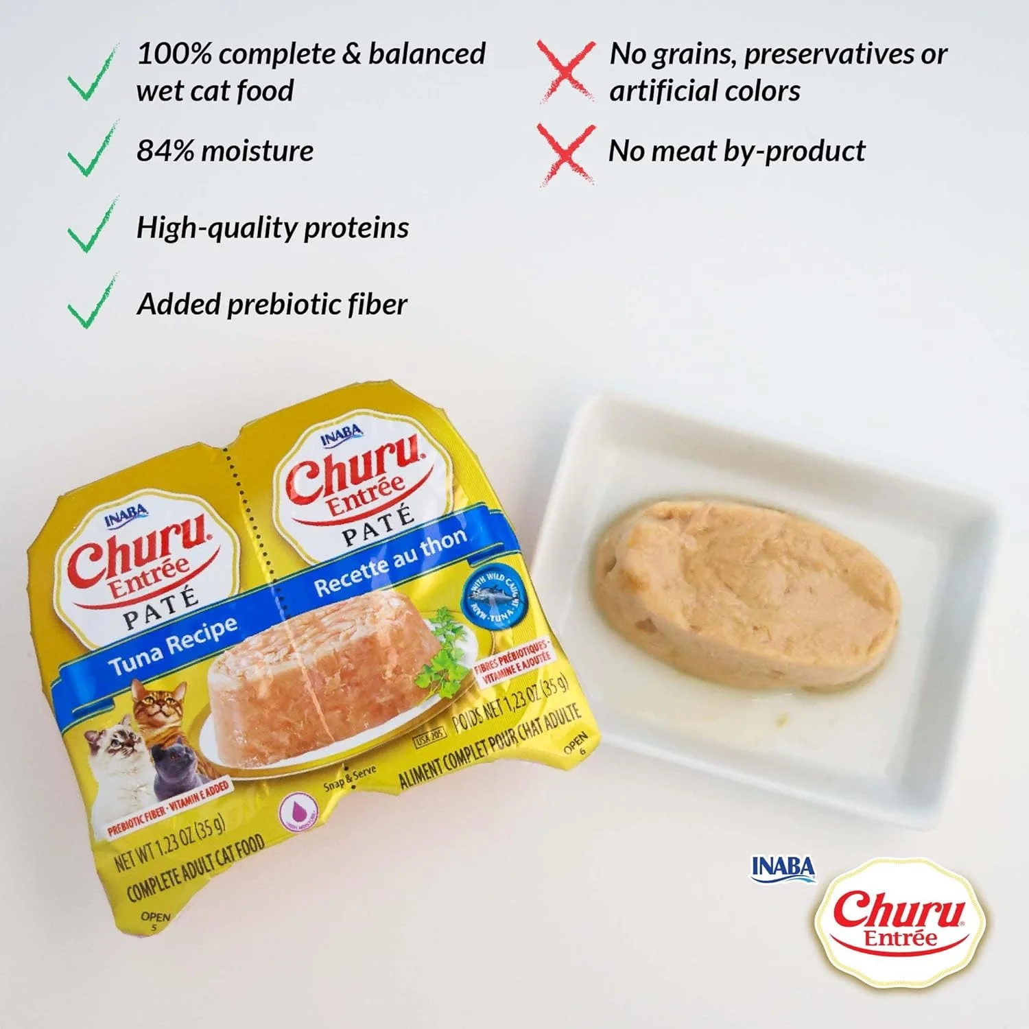 Hydrating wet cat food for digestive health