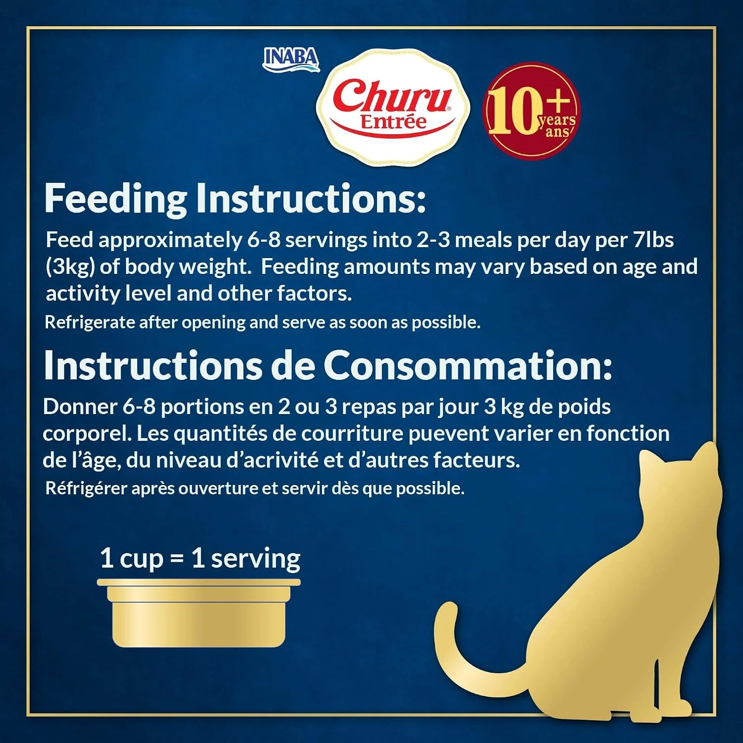 Senior cat food with omega-3 for joint support