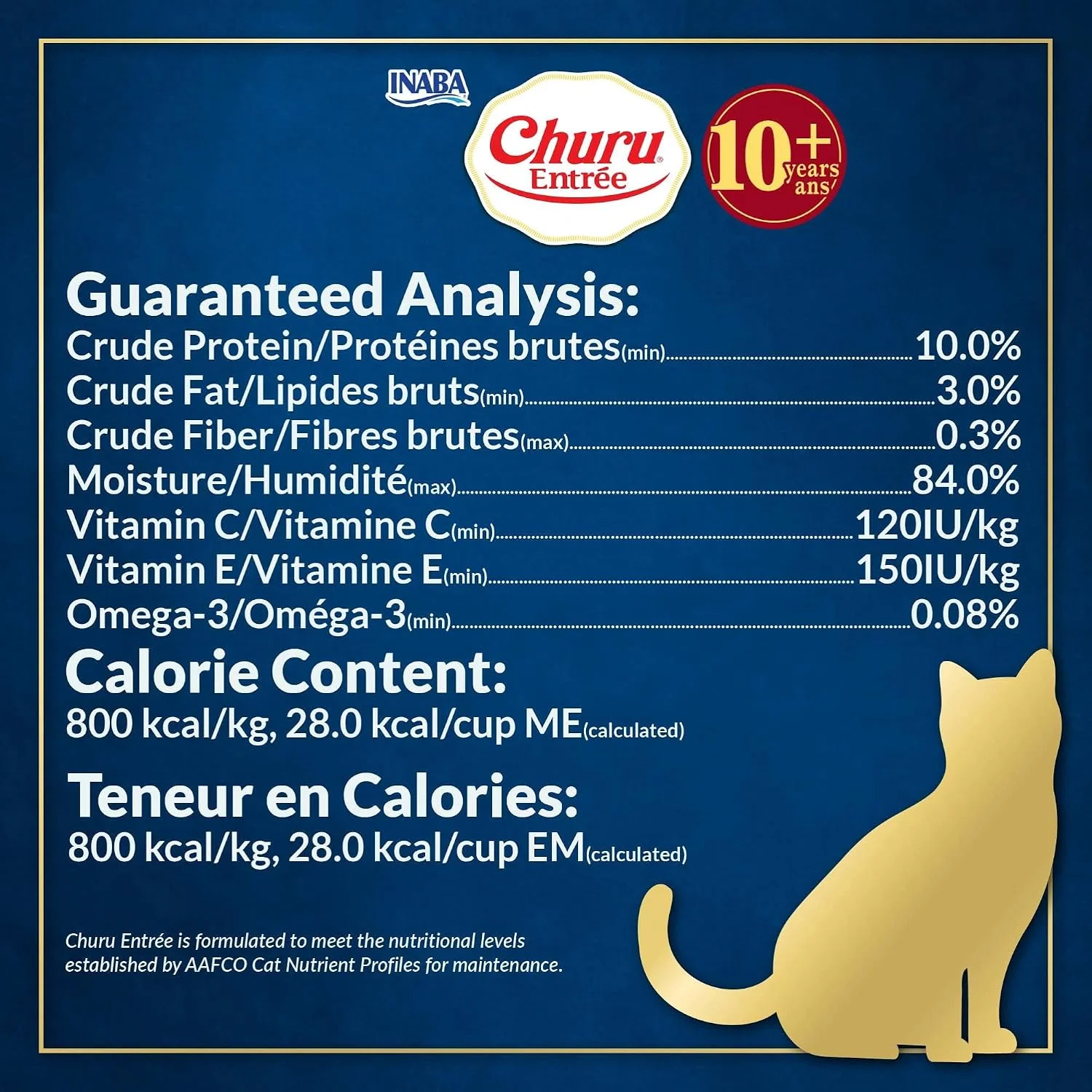 Real chicken and tuna cat food