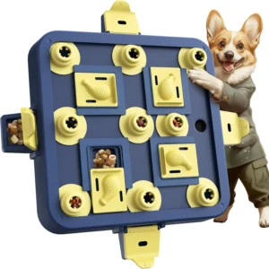 KADTC Dog Chess Puzzle Toy, Large Size, 3 Levels of Step-by-Step Challenge Beginner to Advanced Slow Feeder & Mental Stimulation for Smart Dogs Enrichment Toys view 1