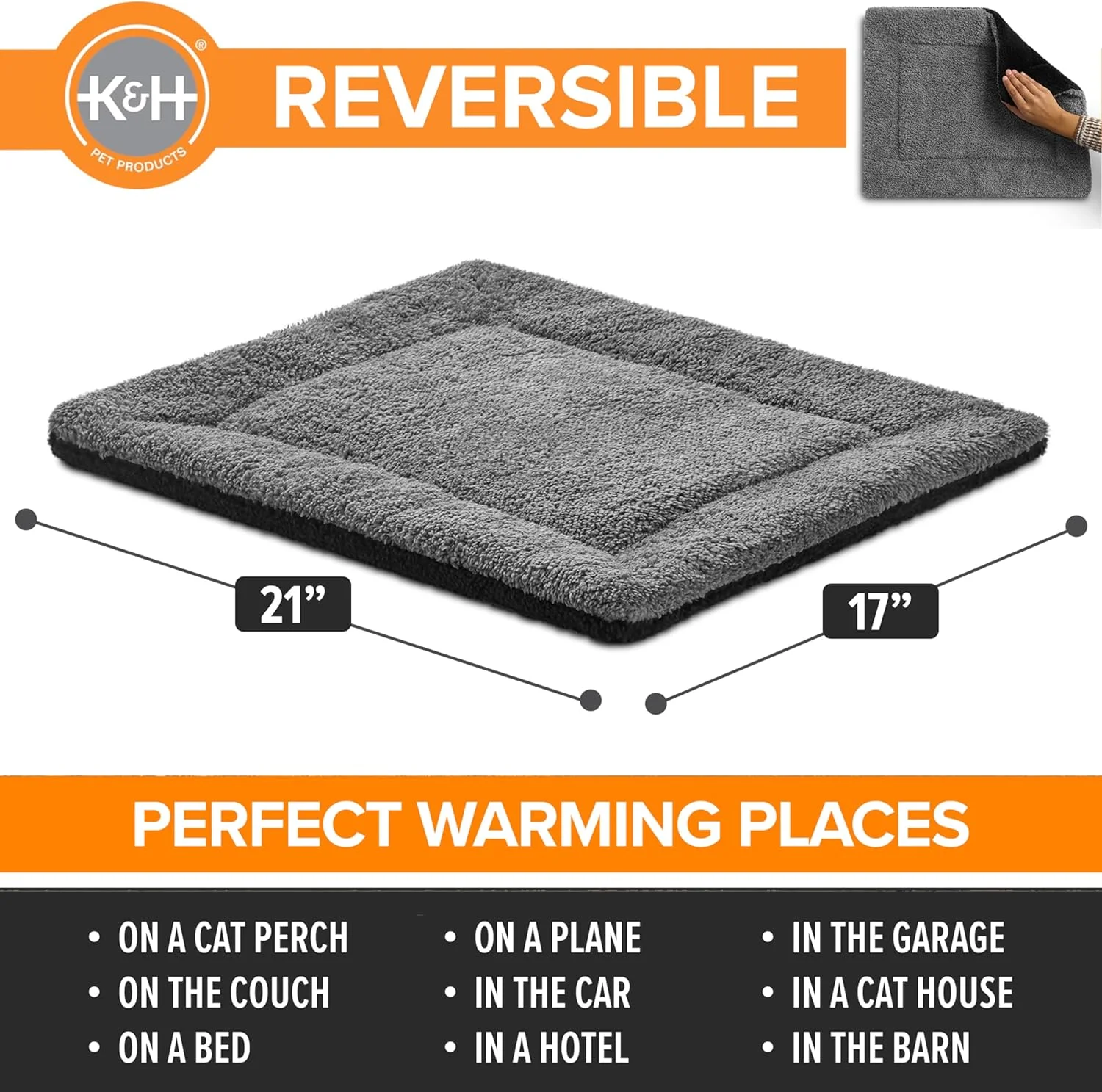 Technology diagram of the K&H self-warming pet pad