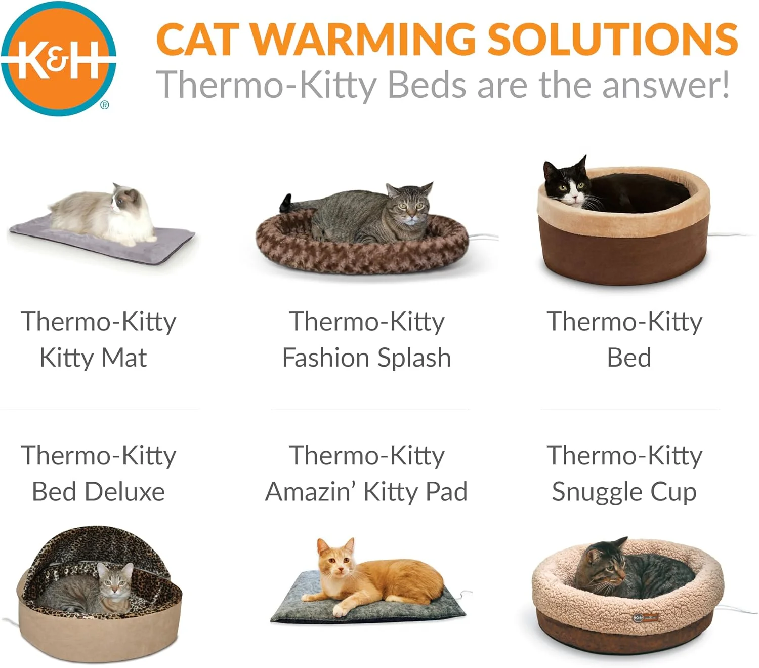 K&H Self-Warming Cat Bed Pad, Self Heating Pad for Outdoor Cat Houses, Warming Mat for Indoor Pet Beds & Furniture, Reversible Blanket, Machine Washable - Small 21 X 17in Gray/ Black