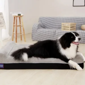 Laifug Orthopedic Dog Beds for Large Dogs,7" Memory Foam Dog Beds,Durable Water Proof Liner Removable and Washable, Nonskid Bottom, Slate Grey 50"x36"x10"