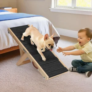Large Dog Ramp for Car, SUV & Truck 64" – Joint & Spine Relief, Anti-Slip Surface, Heavy-Duty, Stable, Up to 100 lbs