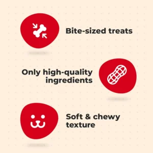 Milk-Bone Peanut Buttery Bites Soft Dog Treats with Jif Peanut Butter, 11.8-Oz. Bag view 3