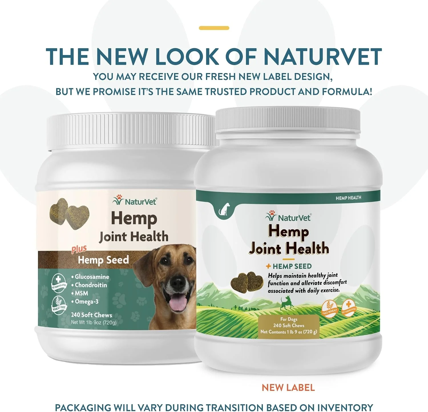 Close up of NaturVet hemp joint soft chews