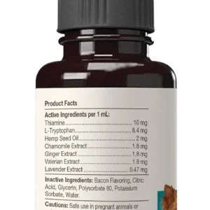 NaturVet – Hemp Quiet Moments Calming Drops - 4 oz – Enhanced with Hemp Seed Oil, L-Tryptophan & Ginger – Helps Reduce Stress & Promote Relaxation – for Dogs & Cats view 3