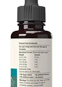 NaturVet – Hemp Quiet Moments Calming Drops - 4 oz – Enhanced with Hemp Seed Oil, L-Tryptophan & Ginger – Helps Reduce Stress & Promote Relaxation – for Dogs & Cats