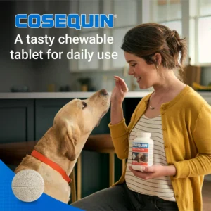 Nutramax Cosequin for Dogs Joint Health Supplement, Contains Glucosamine for Dogs, Plus Chondroitin and MSM, Supports Healthy Joints, Chewable Tablets, 60 Count view 5