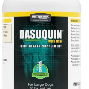Nutramax Dasuquin for Large Dogs, Joint Health Supplement, Contains Glucosamine for Dogs, Plus Chondroitin, ASU, MSM and More, Supports Healthy Joints, Chewable Tablets, 84 Count view 1