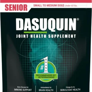 Nutramax Dasuquin Joint Health Supplement for Small to Medium Senior Dogs – for Immune Support, Skin & Coat Health, and Brain Health, 84 Soft Chews view 1
