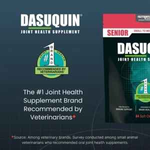Nutramax Dasuquin Joint Health Supplement for Small to Medium Senior Dogs – for Immune Support, Skin & Coat Health, and Brain Health, 84 Soft Chews view 4