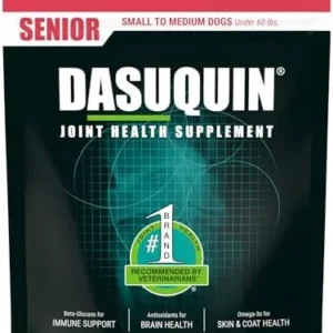 Nutramax Dasuquin Joint Health Supplement for Small to Medium Senior Dogs – for Immune Support, Skin & Coat Health, and Brain Health, 84 Soft Chews