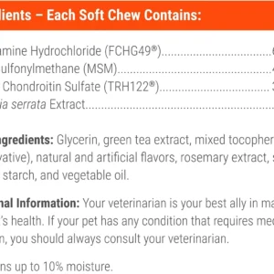 Nutramax Laboratories Cosequin DS Plus MSM Professional Line for Dogs, 60 Soft Chews view 7