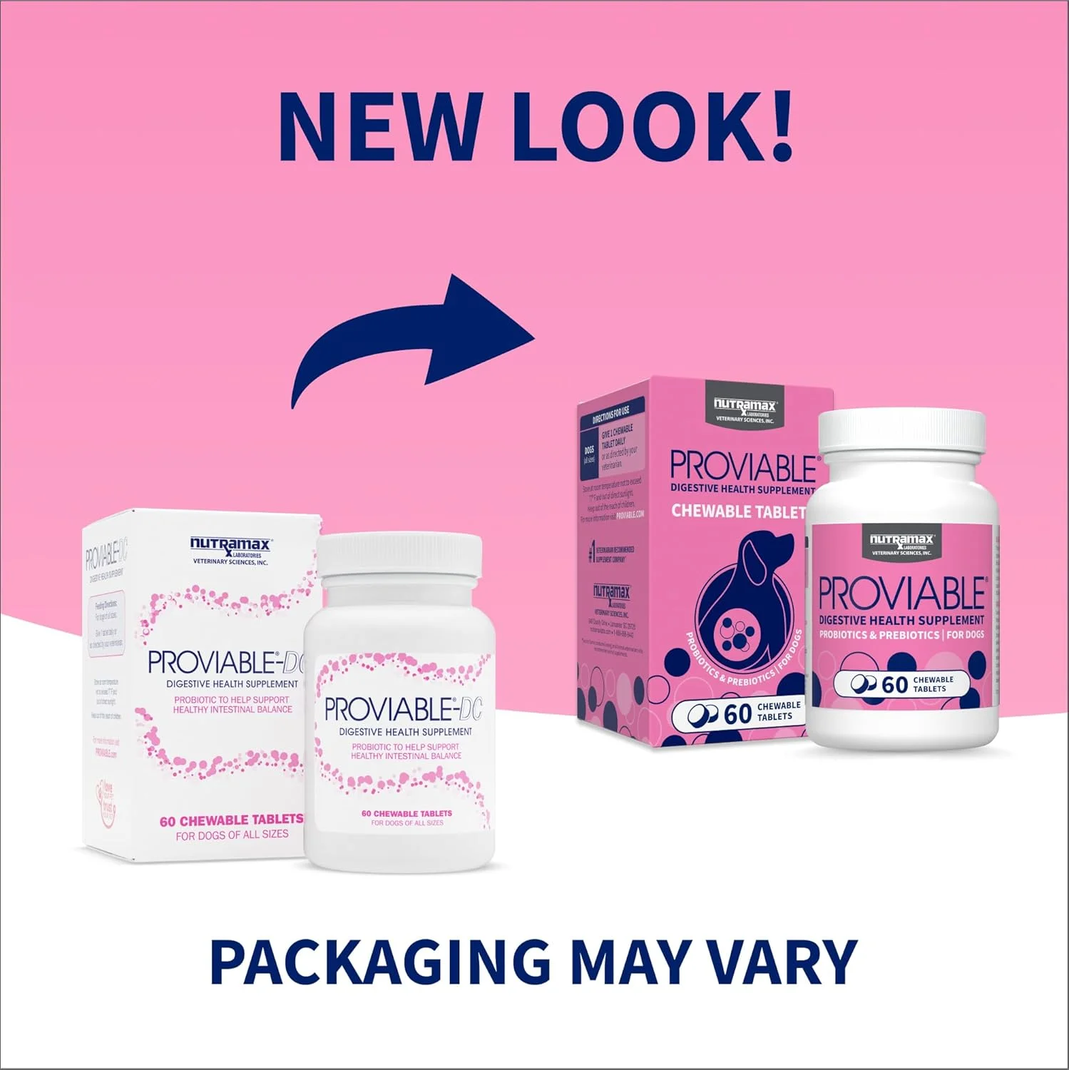 Nutramax Proviable chewable tablets for dogs