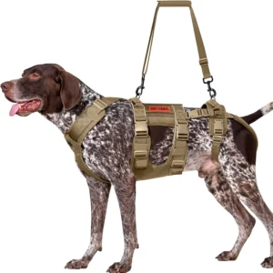OneTigris Breathable Dog Lift Harness for Large Medium Sized Dogs, Dog Sing for Hind Leg Support, Dogs Hip Support Brace Front Leg Vrace view 1