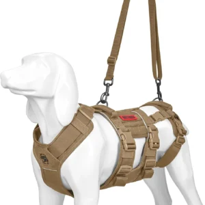 OneTigris Breathable Dog Lift Harness for Large Medium Sized Dogs, Dog Sing for Hind Leg Support, Dogs Hip Support Brace Front Leg Vrace view 7
