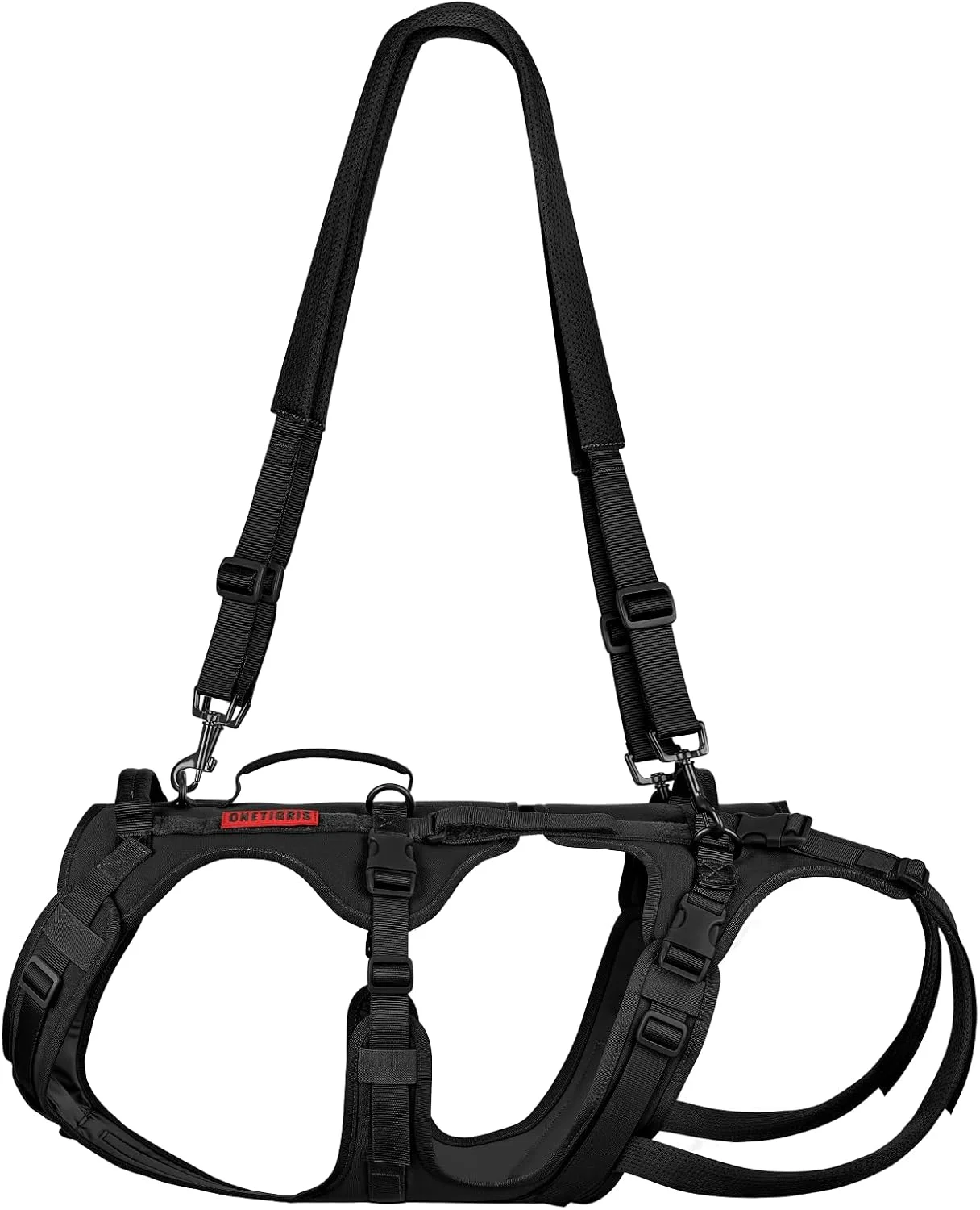 OneTigris Multi-Function Dog Lift Harness, All-Gender Dogs Friendly Design, Full Body Dog Sling Carrier with Three Handles Front/Rear Leg Assist for Arthritis