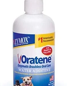 Pet King Brands ZYMOX Oratene Enzymatic Brushless Oral Care Water Additive, 8oz