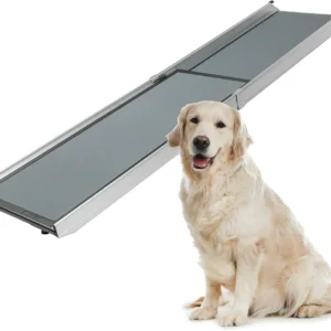 PetSafe Happy Ride Extra Long Telescoping Dog Ramp, Portable Pet Ramp for Cars, Trucks & SUVs with Adjustable Sizing view 1