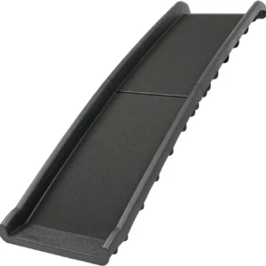 PetSafe Happy Ride Folding Pet Ramp for Cars, Trucks, & SUVs- 62 Inch Portable for Large Dogs with Siderails, Non-Slip- Weighs Only 10 lb, Supports up to 150 lb, Easy Storage, Folds in Half view 1