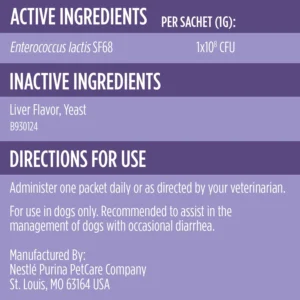 Purina Pro Plan Veterinary Supplements FortiFlora Probiotic Powder for Dogs, Daily Support for Digestive and Immune Health and Occasional Diarrhea view 6