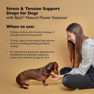 RESCUE Remedy Pet Dropper for Dogs - 20 mL - Stress & Tension Support for Dogs with Bach Natural Flower Essences - Sedative-Free, Homeopathic Liquid Formula - for All Breeds, Ages & Weights view 2