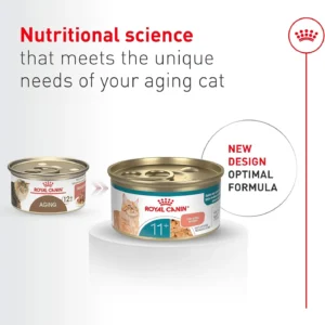 Royal Canin Feline Health Nutrition Aging 11+ Wet Cat Food for Seniors, Thin Slices in Gravy for Cats Over 11 Years, Supports Optimal Health & Vitality, 3 oz can, Case of 6 view 2