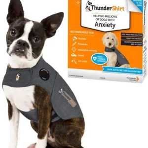 ThunderShirt for Dogs, Medium, Heather Gray Classic - Dog Anxiety Relief Calming Vest view 7