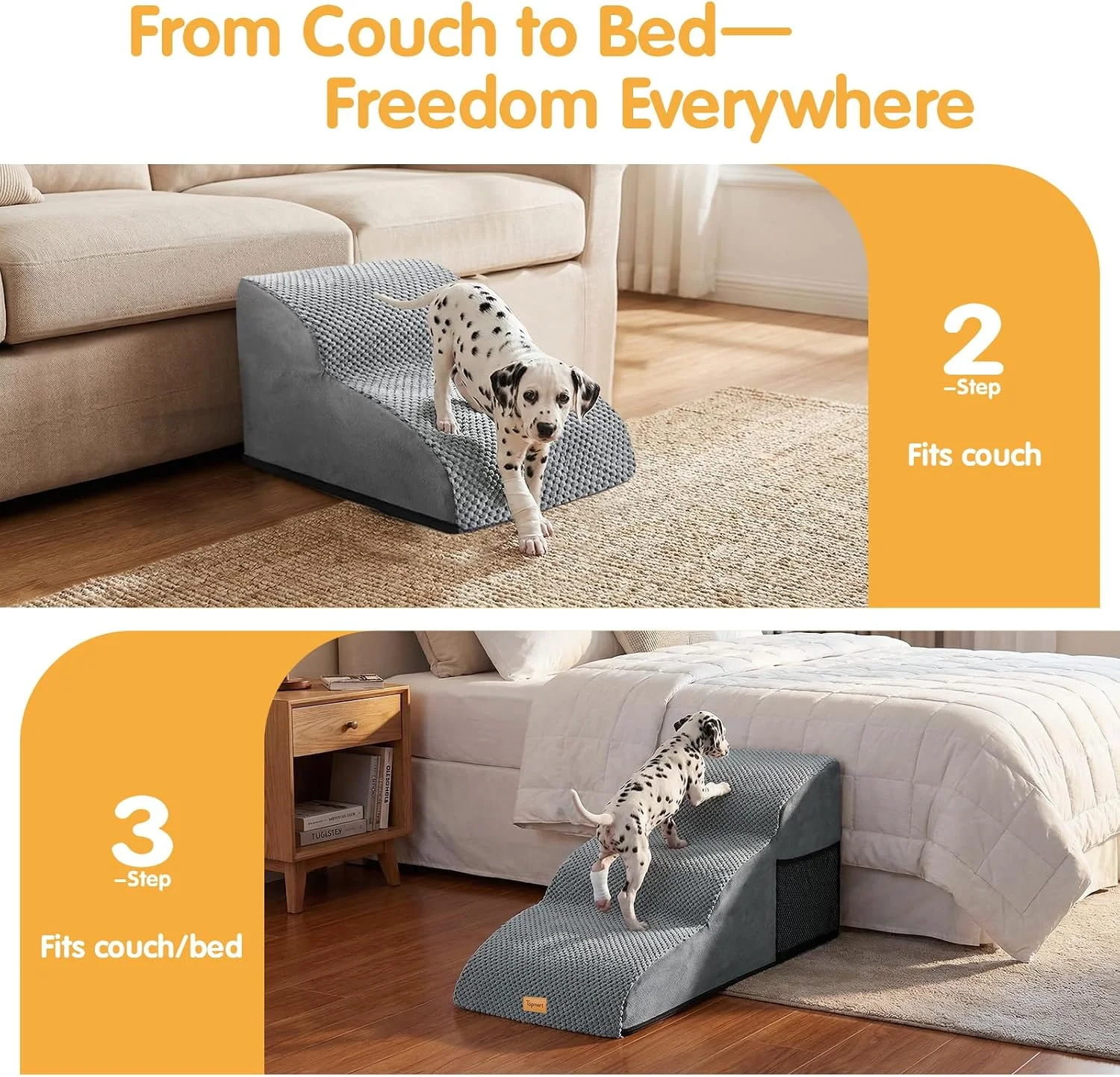 Topmart foam pet stairs dimensions