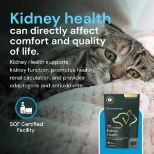 Vetriscience Veterinary Strength Kidney Health Chews - Balanced Kidney Support for Pets - Feline & Canine Renal Support - Holistic Formula - Chicken Liver Flavor - 60 Count view 7