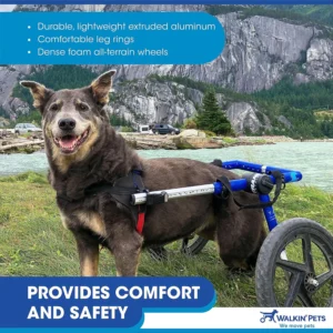 Walkin' Wheels Dog Wheelchair - for Med/Large Dogs 50-69 lbs - Veterinarian Approved - Dog Wheelchair for Back Legs view 6