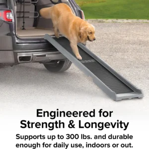 WeatherTech PetRamp - Non-Slip, Portable Dog Ramp for Large Dogs to 300 Pounds, 67