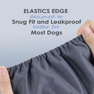 Wegreeco Washable Male Dog Belly Band - Pack of 3 - Washable Male Dog Belly Wrap, Small Doggie Dog Diapers Male for Doggy Puppy (Black, Charcoal, Navy, Small) view 4