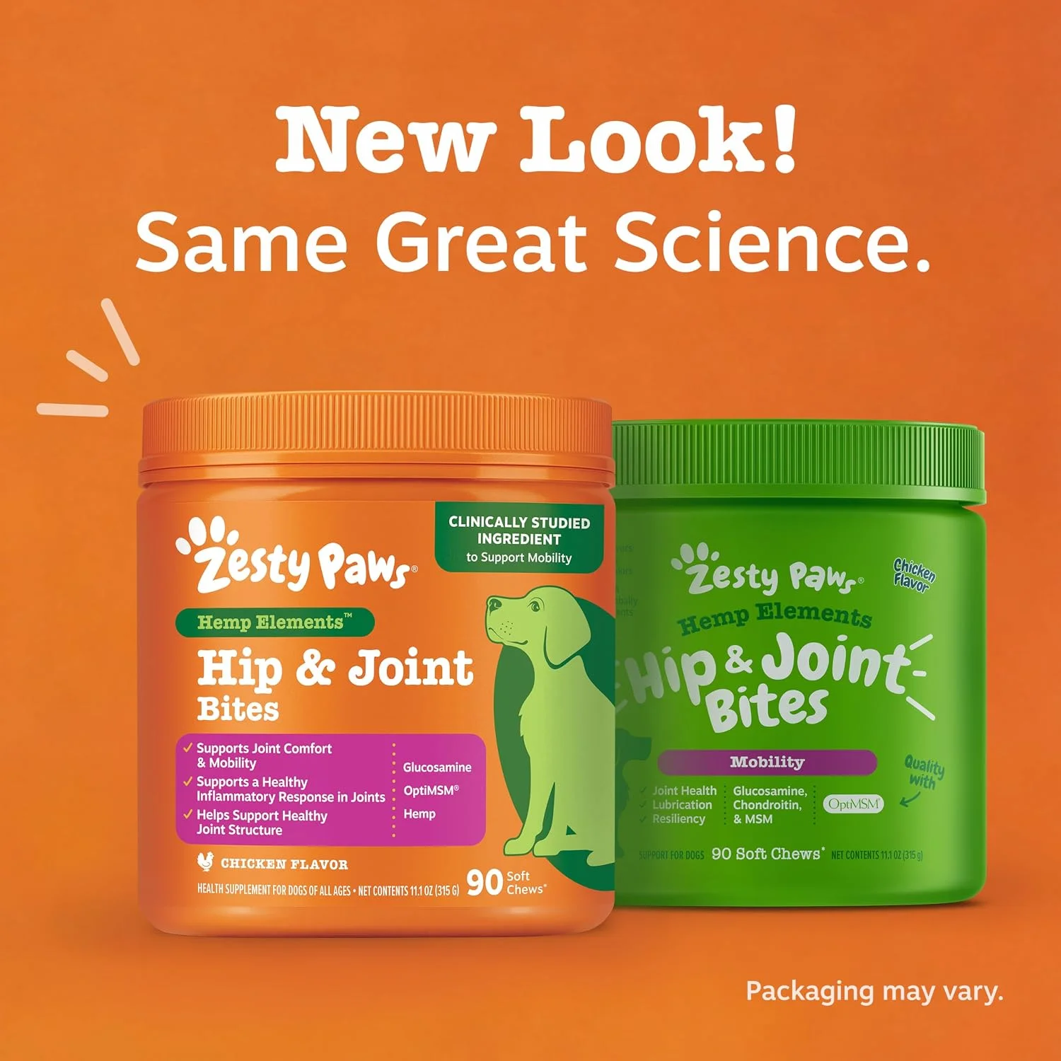 Zesty Paws product packaging details
